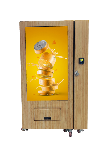 Green Large-Display Food and Drink Retail Cabinet — reference view 6