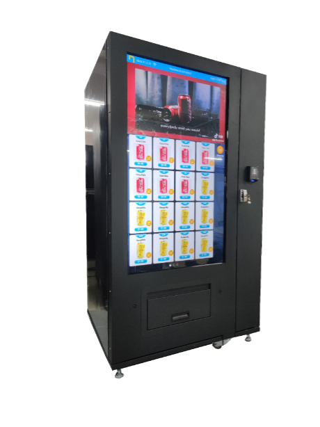 Green Large-Display Food and Drink Retail Cabinet — reference view 8