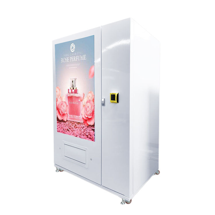 White Perfume Retail Vending Cabinet — reference view 3