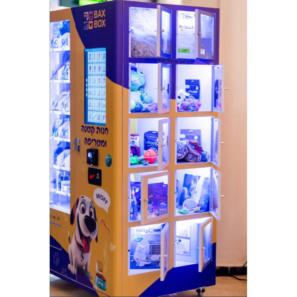 Pet Food and Toy Cabinet with Yellow Front — reference view 4