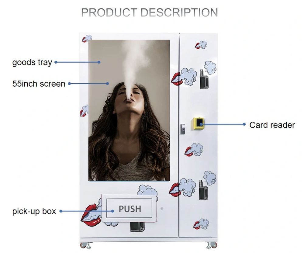 Full-Front Display Retail Cabinet with Eligibility Reader — reference view 3