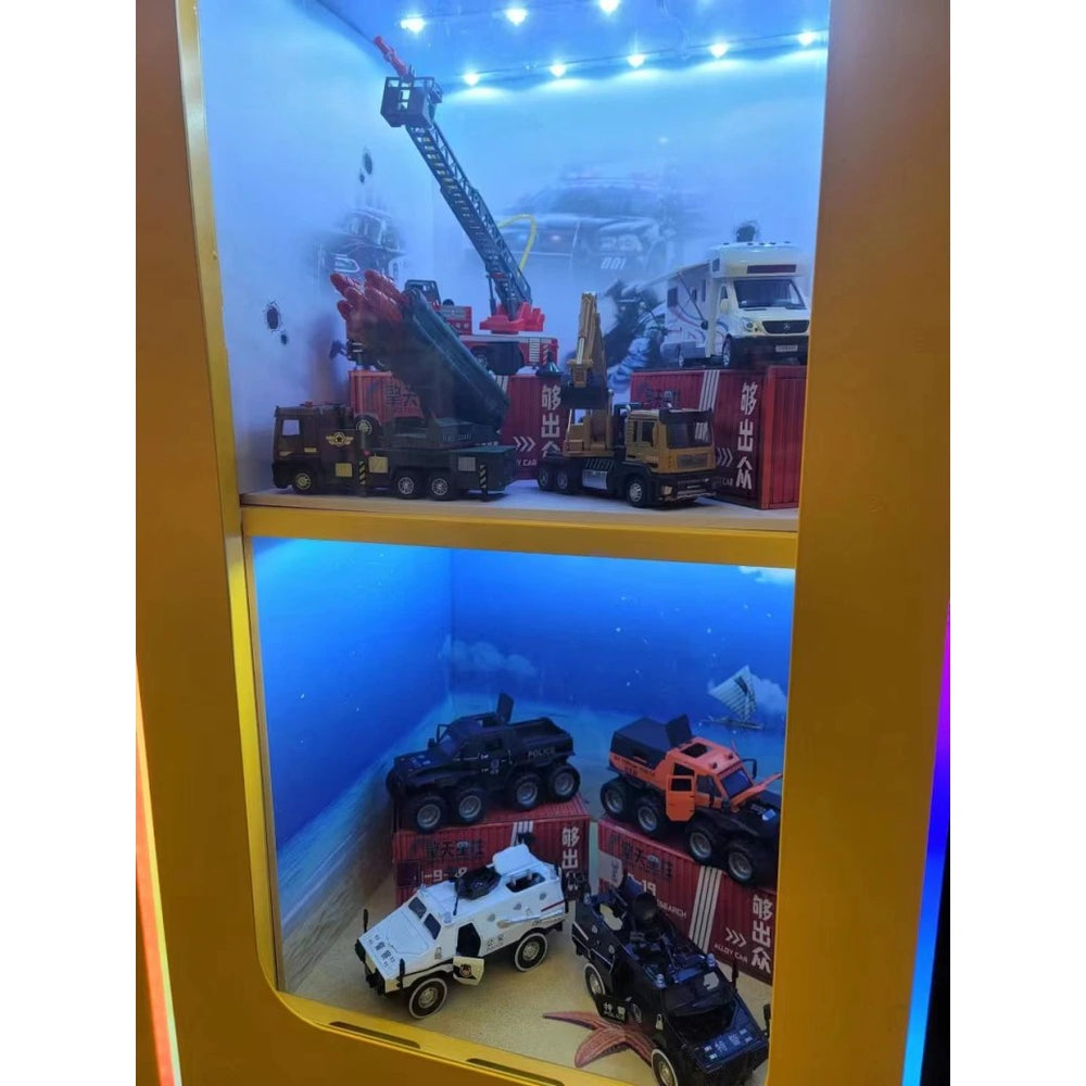 Playful Yellow Toy Retail Vending Cabinet — reference view 7