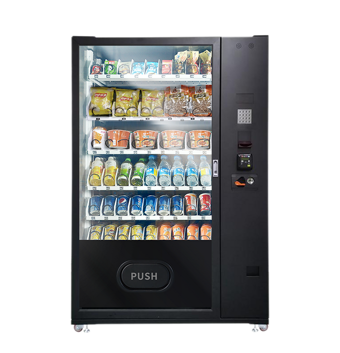 Black Keypad Refreshment Vending Cabinet — reference equipment view