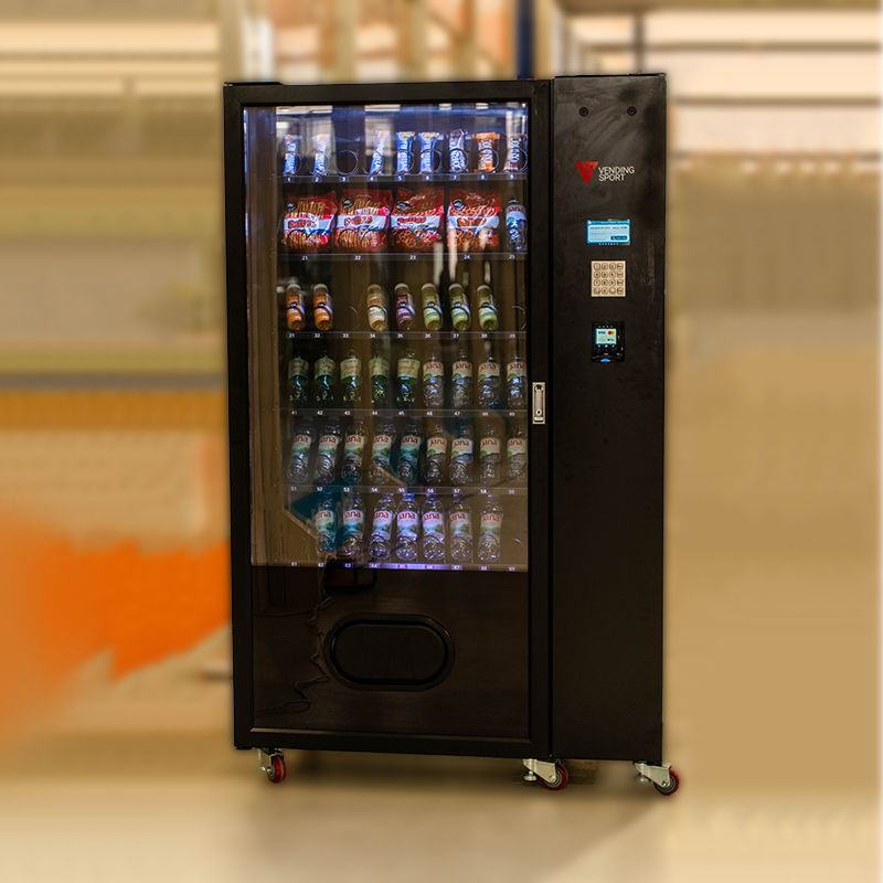 Black Keypad Refreshment Vending Cabinet — reference view 5