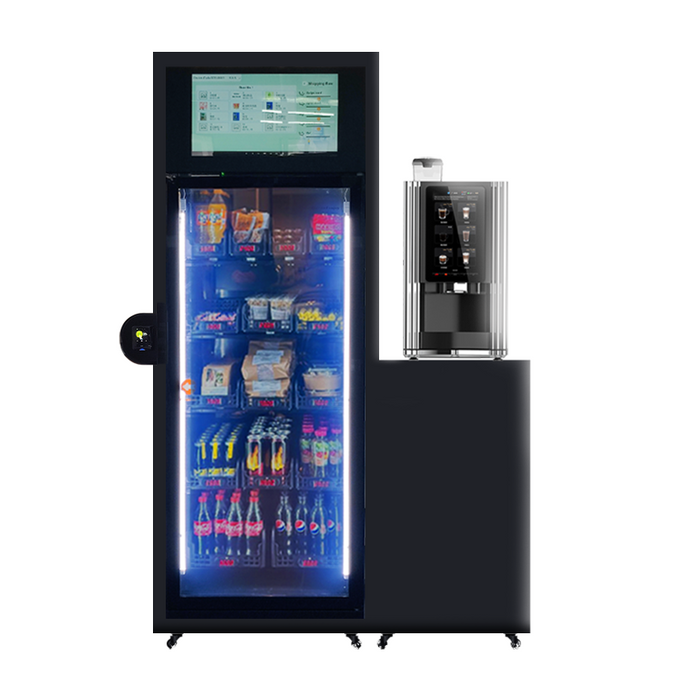 Office Food Retail Cabinet with Coffee Module — reference equipment view