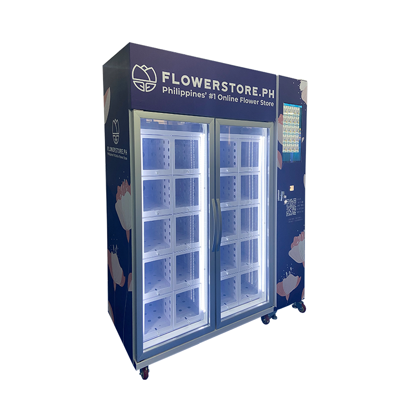 Blue Bouquet Pickup Locker Cabinet — reference view 3