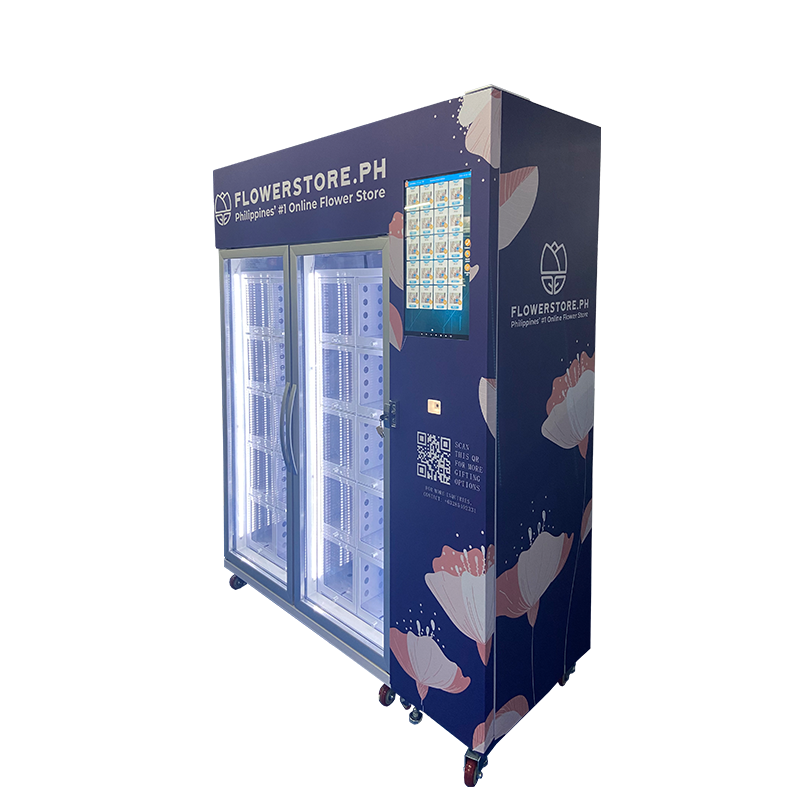 Blue Bouquet Pickup Locker Cabinet — reference view 2