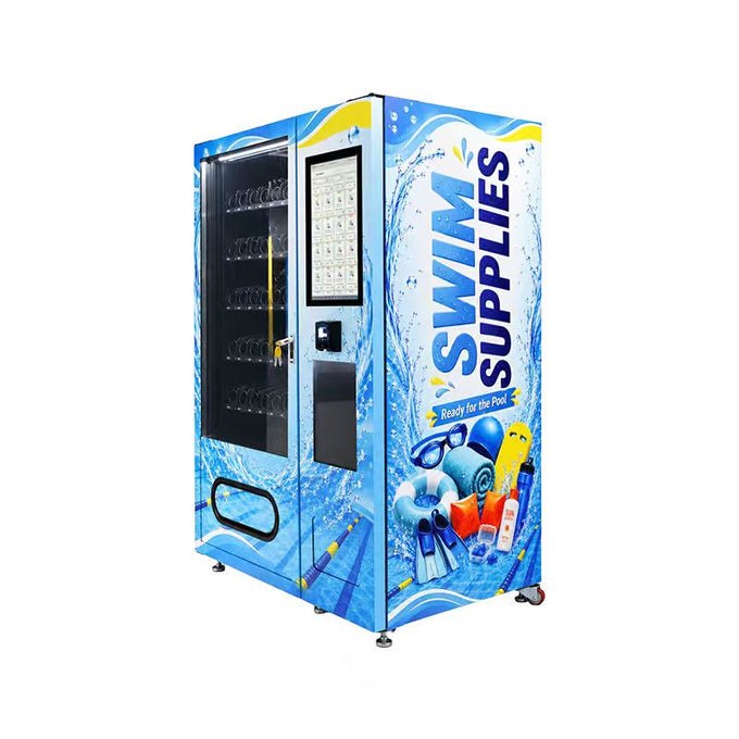 Blue Poolside Essentials Vending Cabinet — reference equipment view