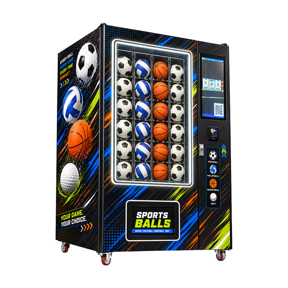Sports Ball Retail Vending Cabinet — reference view 3