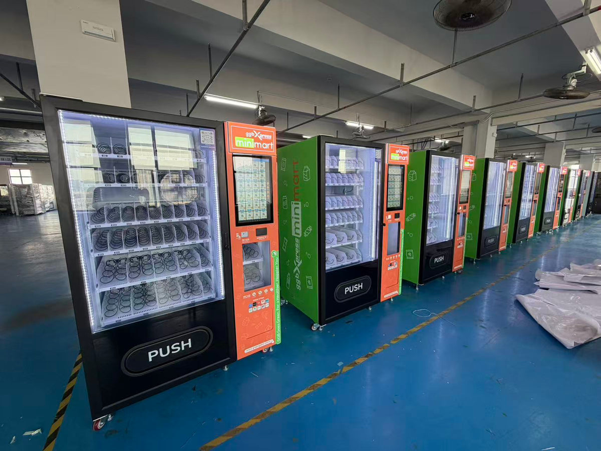 WEIMI smart vending machines fleet for grabXpress minimart Philippines ready for export