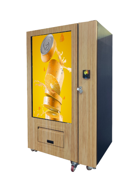 Green Large-Display Food and Drink Retail Cabinet — reference view 5