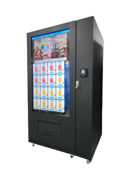 Green Large-Display Food and Drink Retail Cabinet — reference view 7