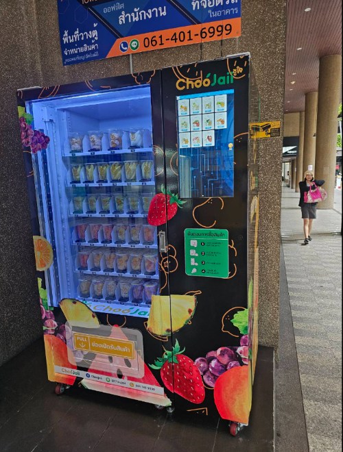 Fruit Cup Vending Cabinet with Lift Handover — reference view 9