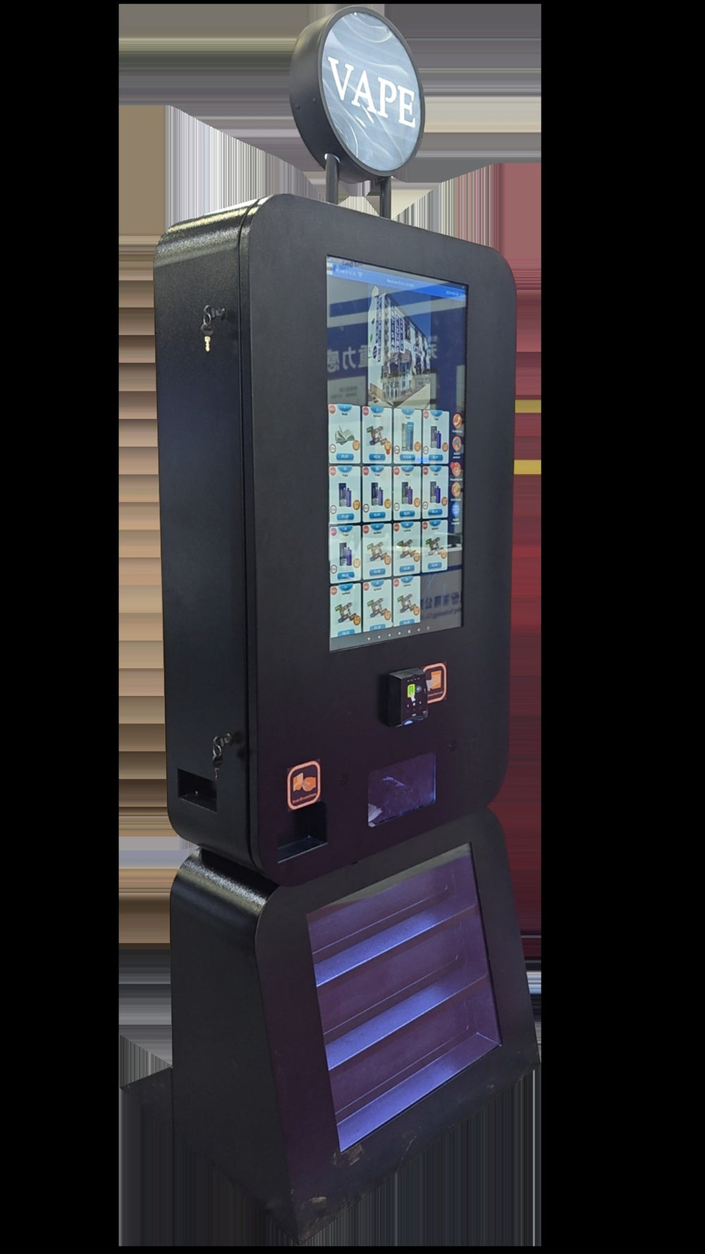 Narrow Lash and Makeup Retail Kiosk — reference view 3