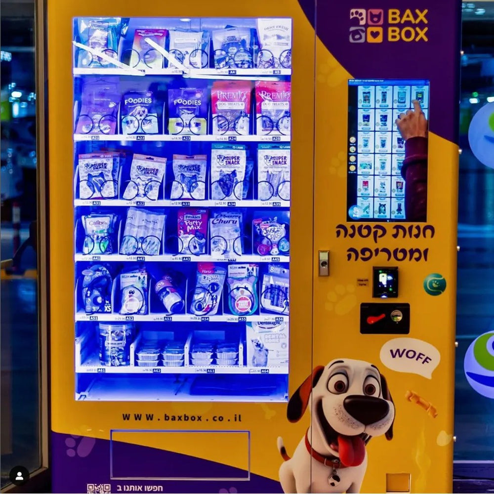 Pet Food and Toy Cabinet with Yellow Front — reference view 3
