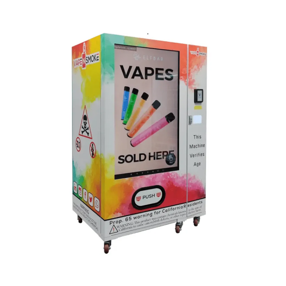 Full-Front Display Retail Cabinet with Eligibility Reader — reference view 2