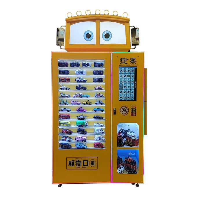 Playful Yellow Toy Retail Vending Cabinet — reference equipment view
