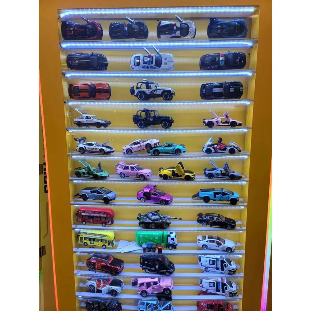 Playful Yellow Toy Retail Vending Cabinet — reference view 6