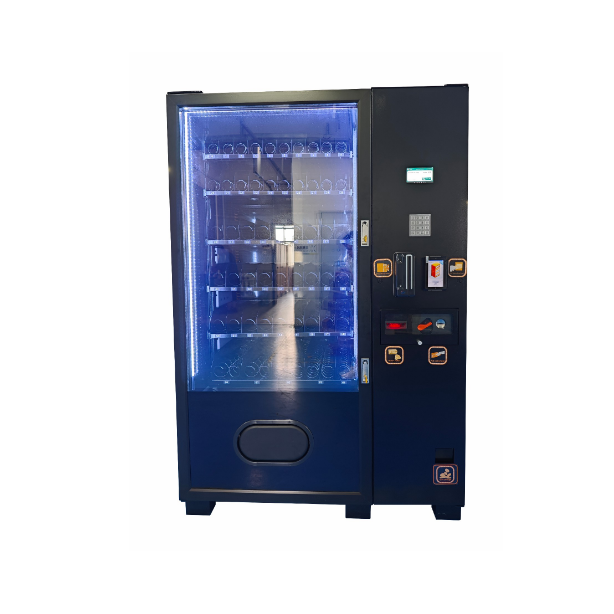 Dark Keypad Snack and Drink Vending Display — reference equipment view