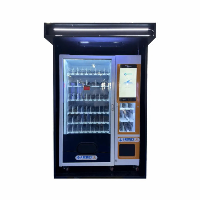 Outdoor Refreshment Cabinet with Extended Cover — reference equipment view